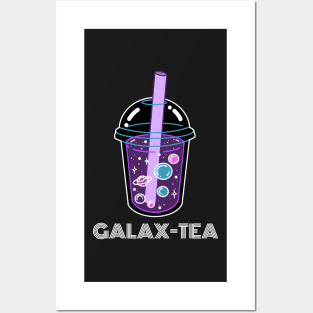 Galaxy Boba Tea Posters and Art